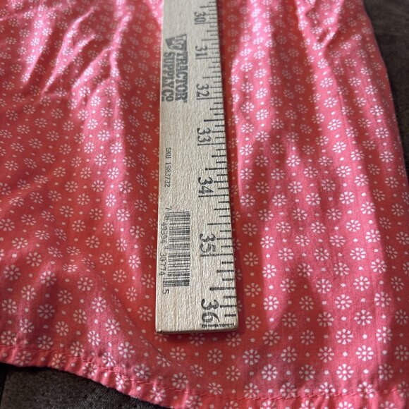 Old Navy Dress Womens XXL Coral Midi Tunic Babydoll Whimsy Cottage Flowy Prairie - Picture 8 of 8